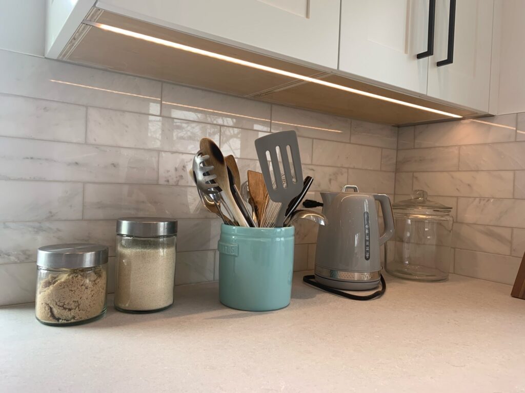 Custom cabinets in a kitchen